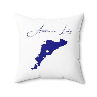 Washington  American  Lake  Pillow  front  position  view  from  front  20  x  20.webp