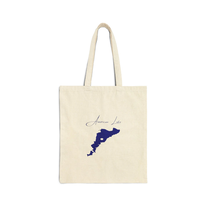 Washington  American  Lake  Tote  Bag  back  position  view  from  back  15  x  16.webp