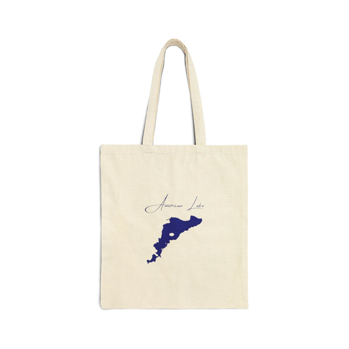 Washington  American  Lake  Tote  Bag  front  position  view  from  front  15  x  16.webp