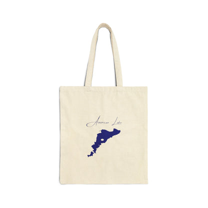 Washington  American  Lake  Tote  Bag  front  position  view  from  front  15  x  16.webp