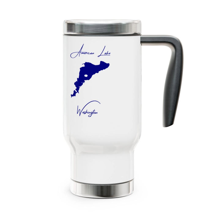 Washington  American  Lake  Travel  Mug  other  position  view  from  right  14oz.webp
