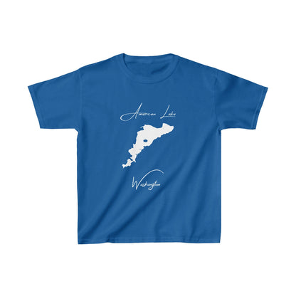 Washington  American  Lake  Youth  T-shirt  front  position  view  from  front  royal.webp