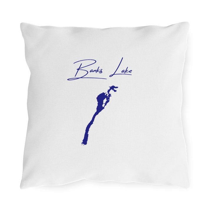 Washington  Banks  Lake  Outdoor  Pillow  front  position  view  from  front  16  x  16.webp