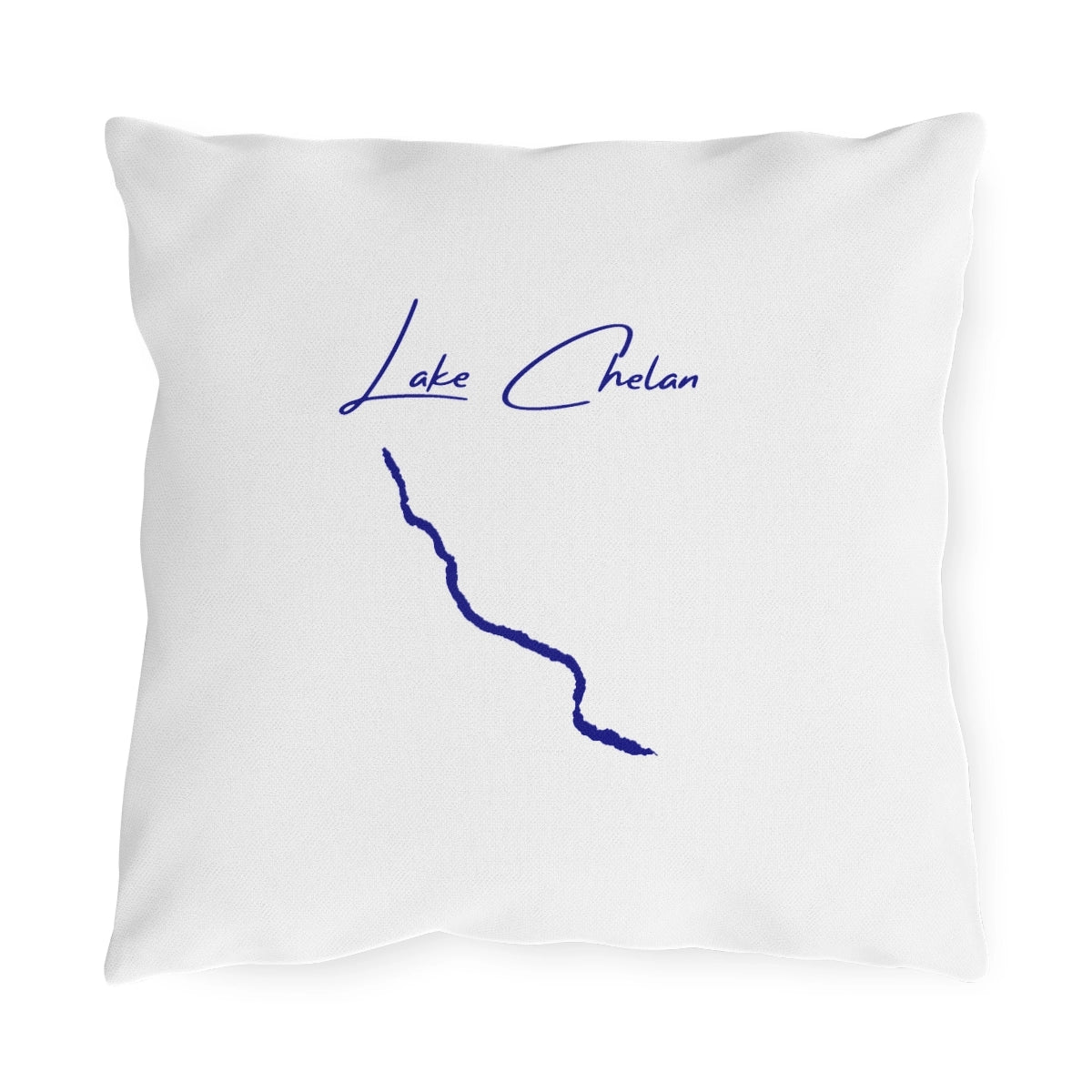 Washington  Lake  Chelan  Outdoor  Pillow  front  position  view  from  front  16  x  16.webp
