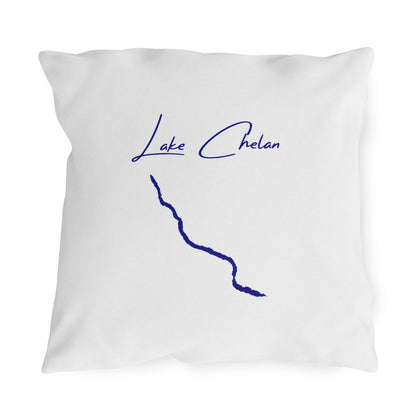 Washington  Lake  Chelan  Outdoor  Pillow  front  position  view  from  front  18  x  18.webp