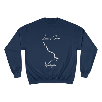 Washington  Lake  Chelan  Sweatshirt  front  position  view  from  front  navy.webp