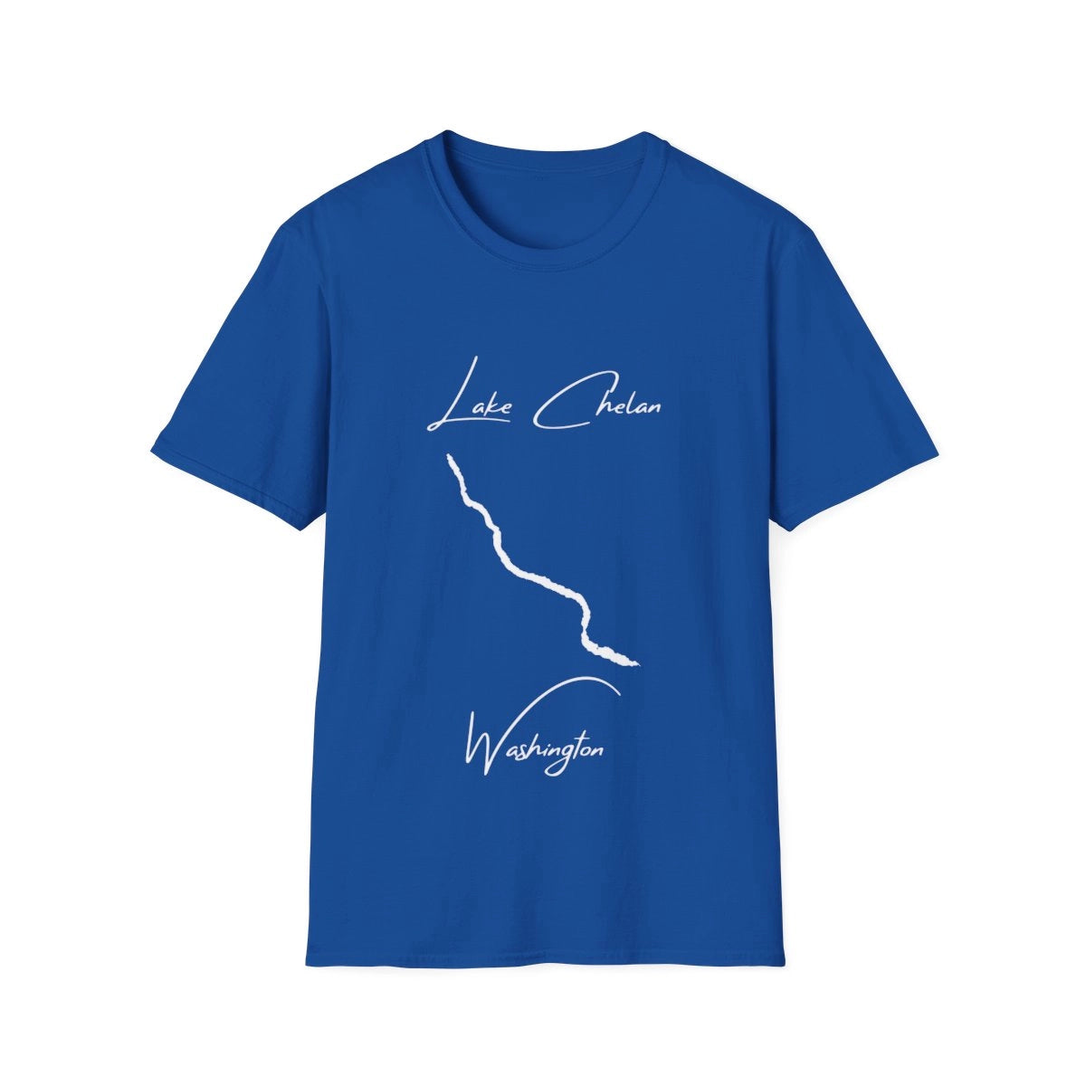 Washington  Lake  Chelan  T-shirt  front  position  view  from  front  royal.webp