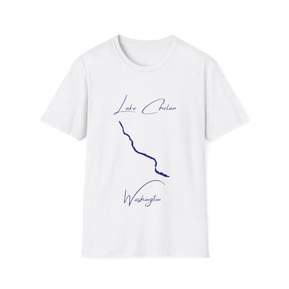 Washington  Lake  Chelan  T-shirt  front  position  view  from  front  white.webp