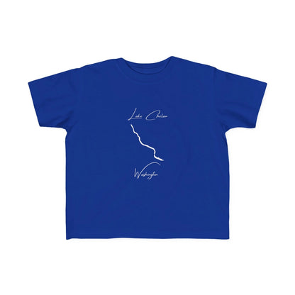 Washington  Lake  Chelan  Toddler  T-shirt  front  position  view  from  front  royal.webp