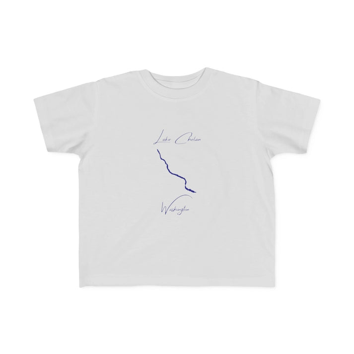 Washington  Lake  Chelan  Toddler  T-shirt  front  position  view  from  front  silver.webp