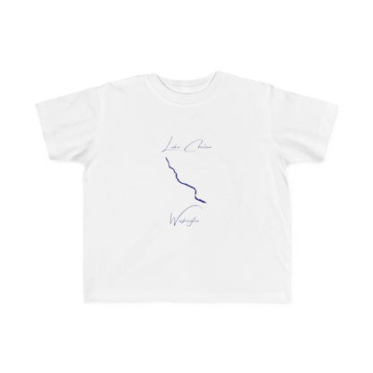 Washington  Lake  Chelan  Toddler  T-shirt  front  position  view  from  front  white.webp