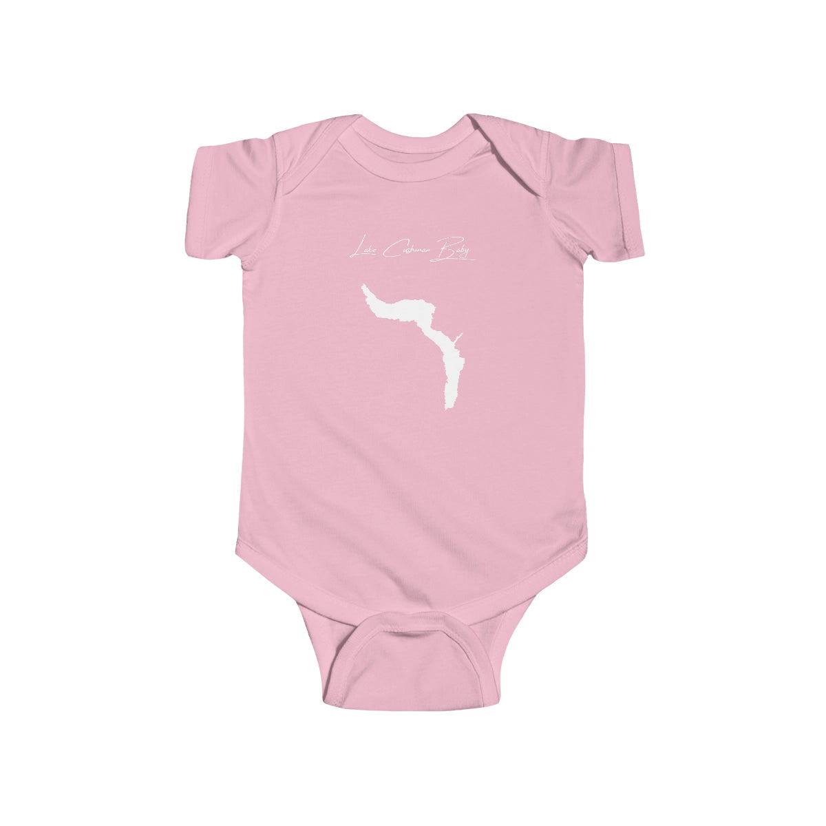 Washington  Lake  Cushman  Onesie  front  position  view  from  front  pink.webp