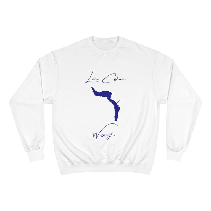 Washington  Lake  Cushman  Sweatshirt  front  position  view  from  front  white.webp