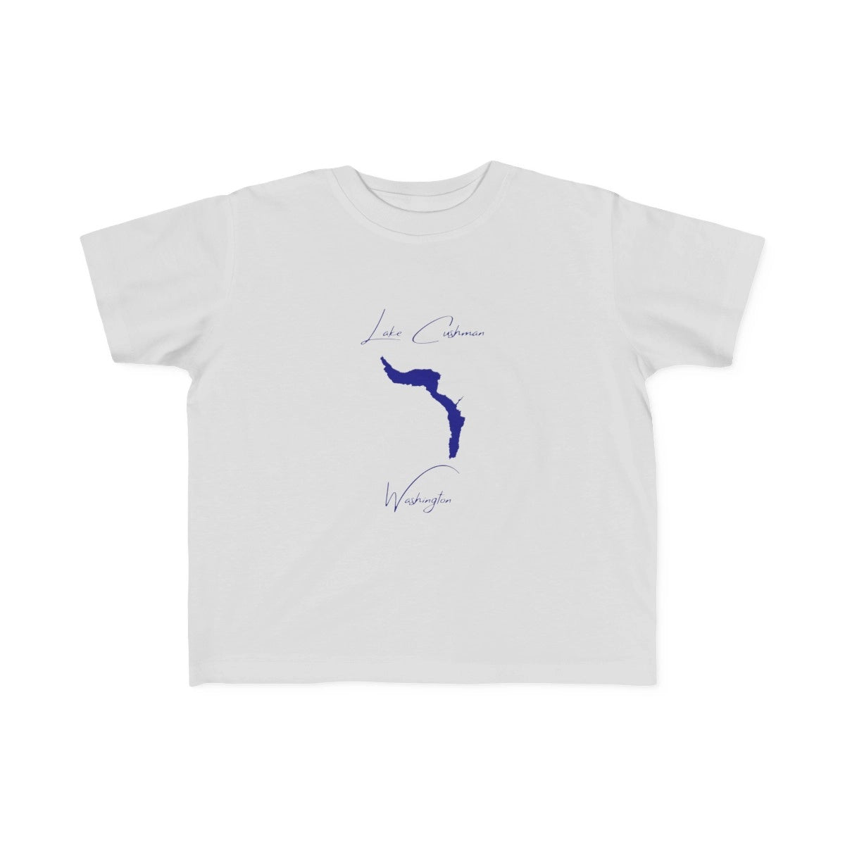 Washington  Lake  Cushman  Toddler  T-shirt  front  position  view  from  front  silver.webp