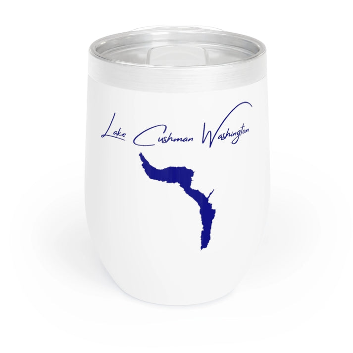 Washington  Lake  Cushman  Wine  Tumbler  front  position  view  from  front  white.webp