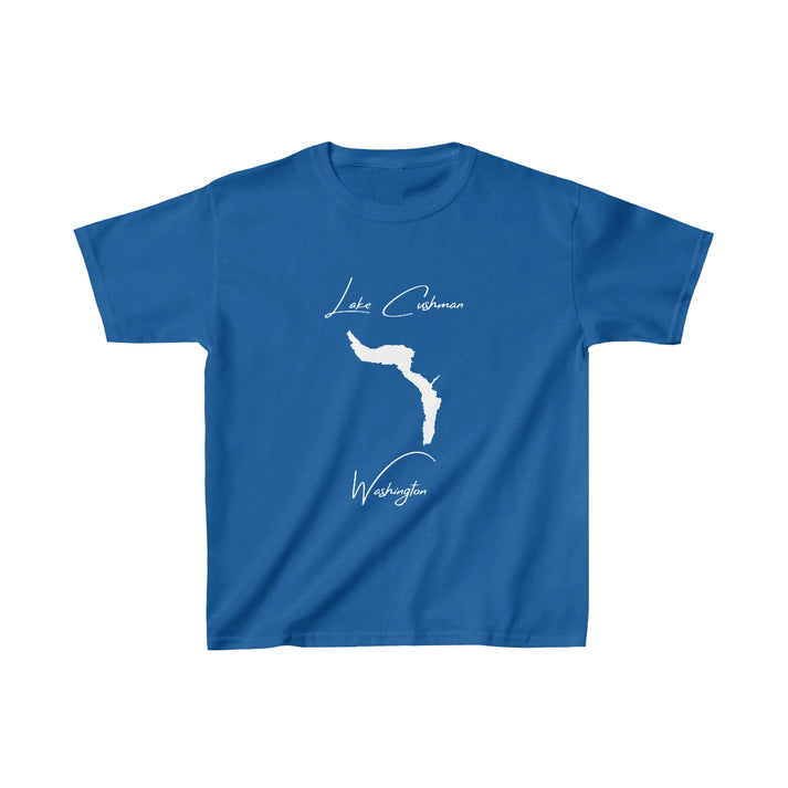 Washington  Lake  Cushman  Youth  T-shirt  front  position  view  from  front  royal.webp