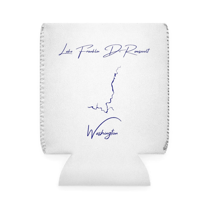Washington  Lake  Franklin  D.  Roosevelt  Can  Koozie  front  position  view  from  front-1  white.webp