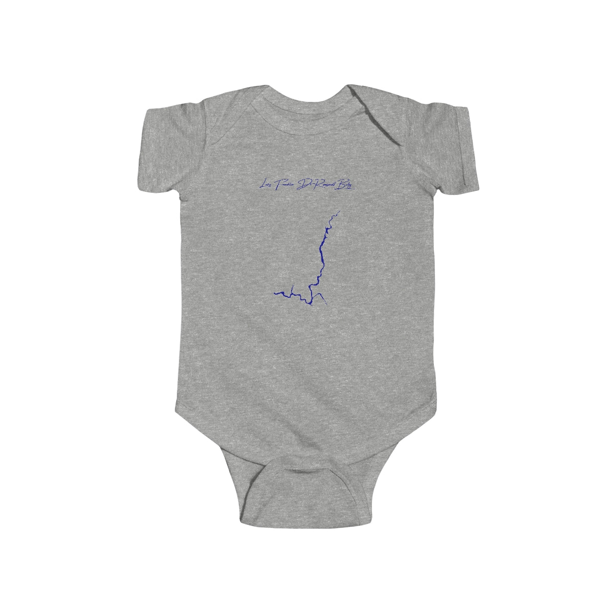 Washington  Lake  Franklin  D.  Roosevelt  Onesie  front  position  view  from  front  heather.webp