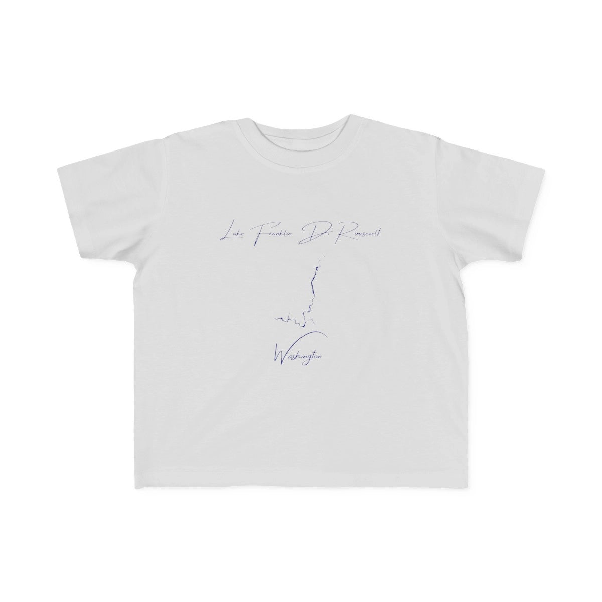 Washington  Lake  Franklin  D.  Roosevelt  Toddler  T-shirt  front  position  view  from  front  silver.webp