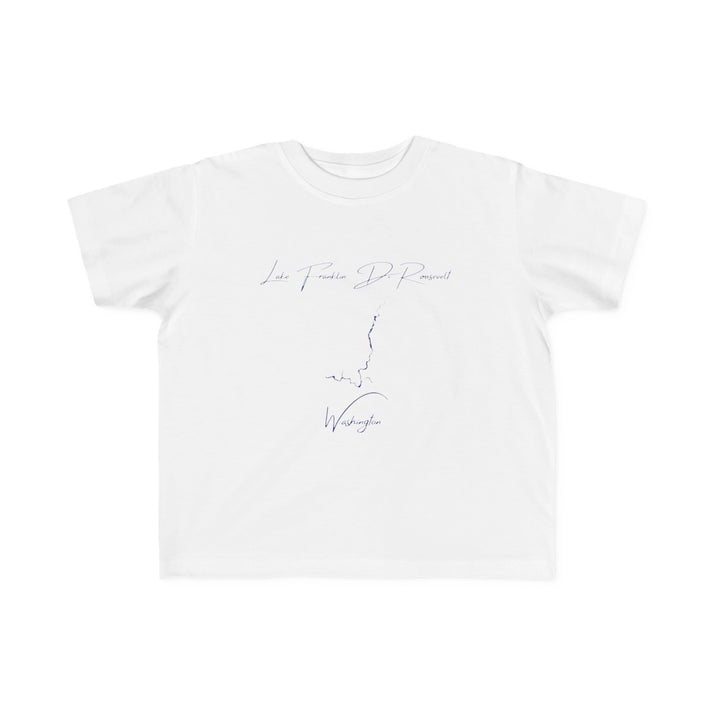 Washington  Lake  Franklin  D.  Roosevelt  Toddler  T-shirt  front  position  view  from  front  white.webp