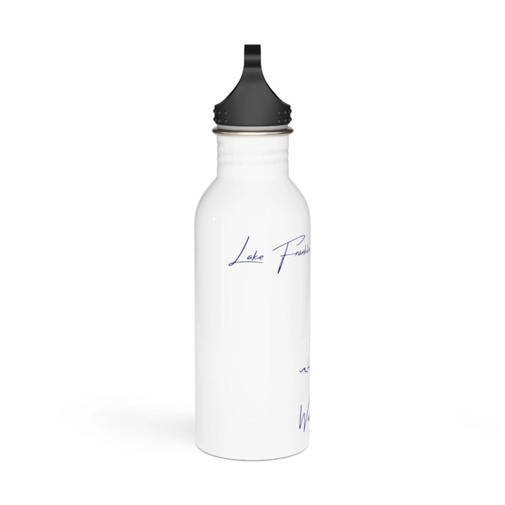 Washington  Lake  Franklin  D.  Roosevelt  Water  bottle  other  position  view  from  left  white.webp