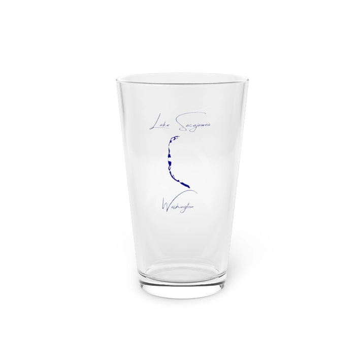 Washington  Lake  Sacajawea  16oz  Pint  Glass  front  position  view  from  front  16oz.webp