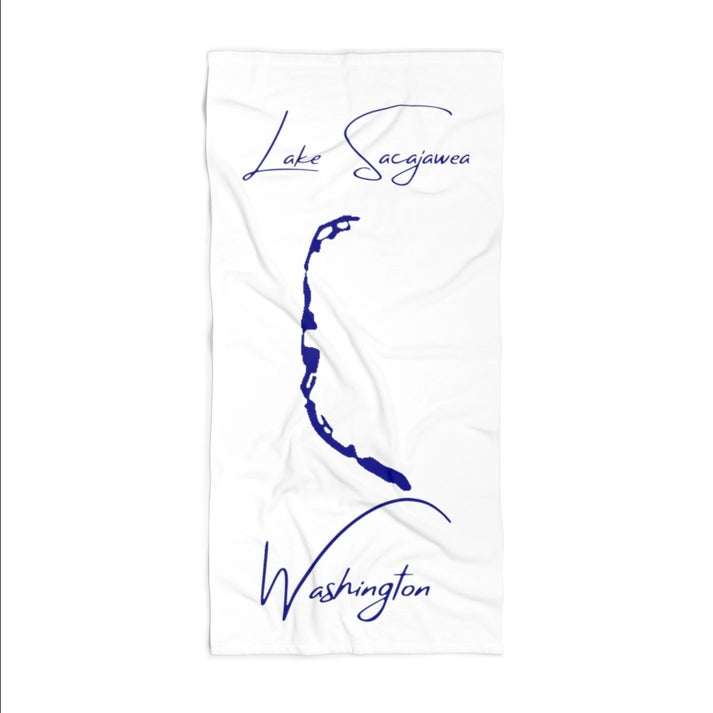 Washington  Lake  Sacajawea  Beach  Towel  front  position  view  from  front  36  x  72.webp