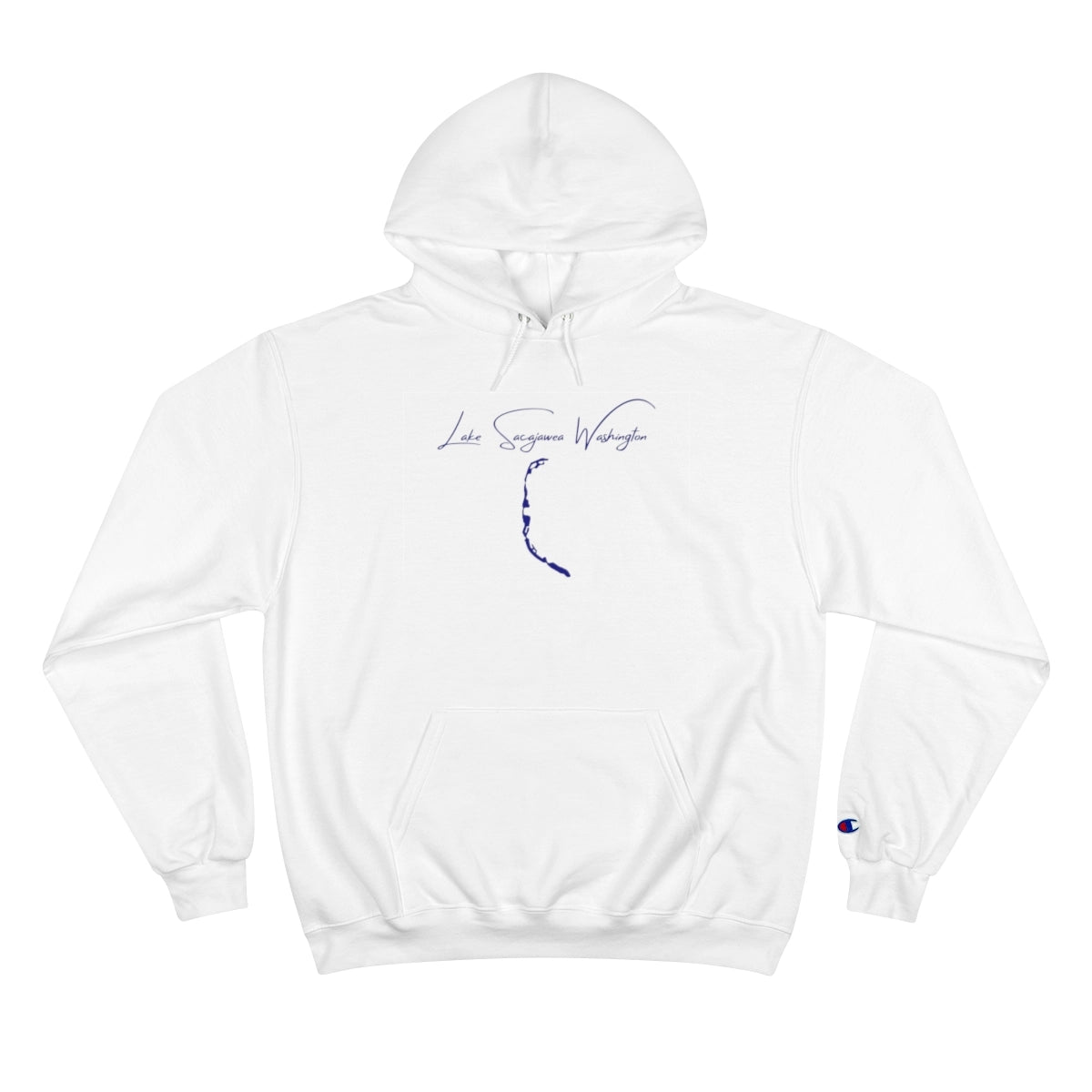 Washington  Lake  Sacajawea  Hoodie  front  position  view  from  front  white.webp