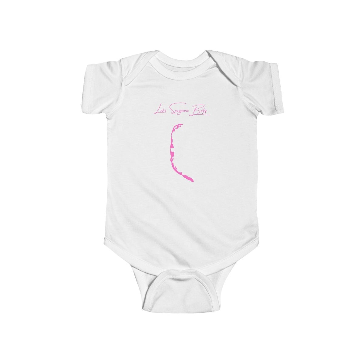 Washington  Lake  Sacajawea  Onesie  front  position  view  from  front  white.webp