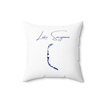 Washington  Lake  Sacajawea  Pillow  front  position  view  from  back  16  x  16.webp