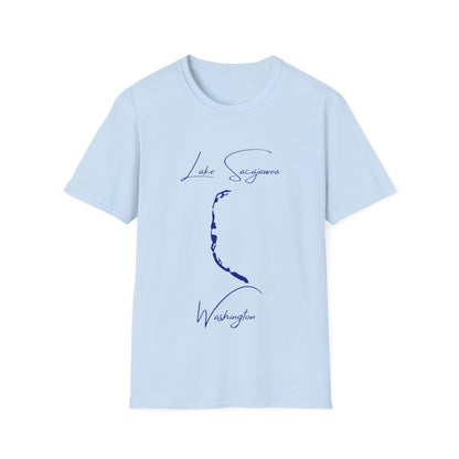 Washington  Lake  Sacajawea  T-shirt  front  position  view  from  front  light  blue.webp