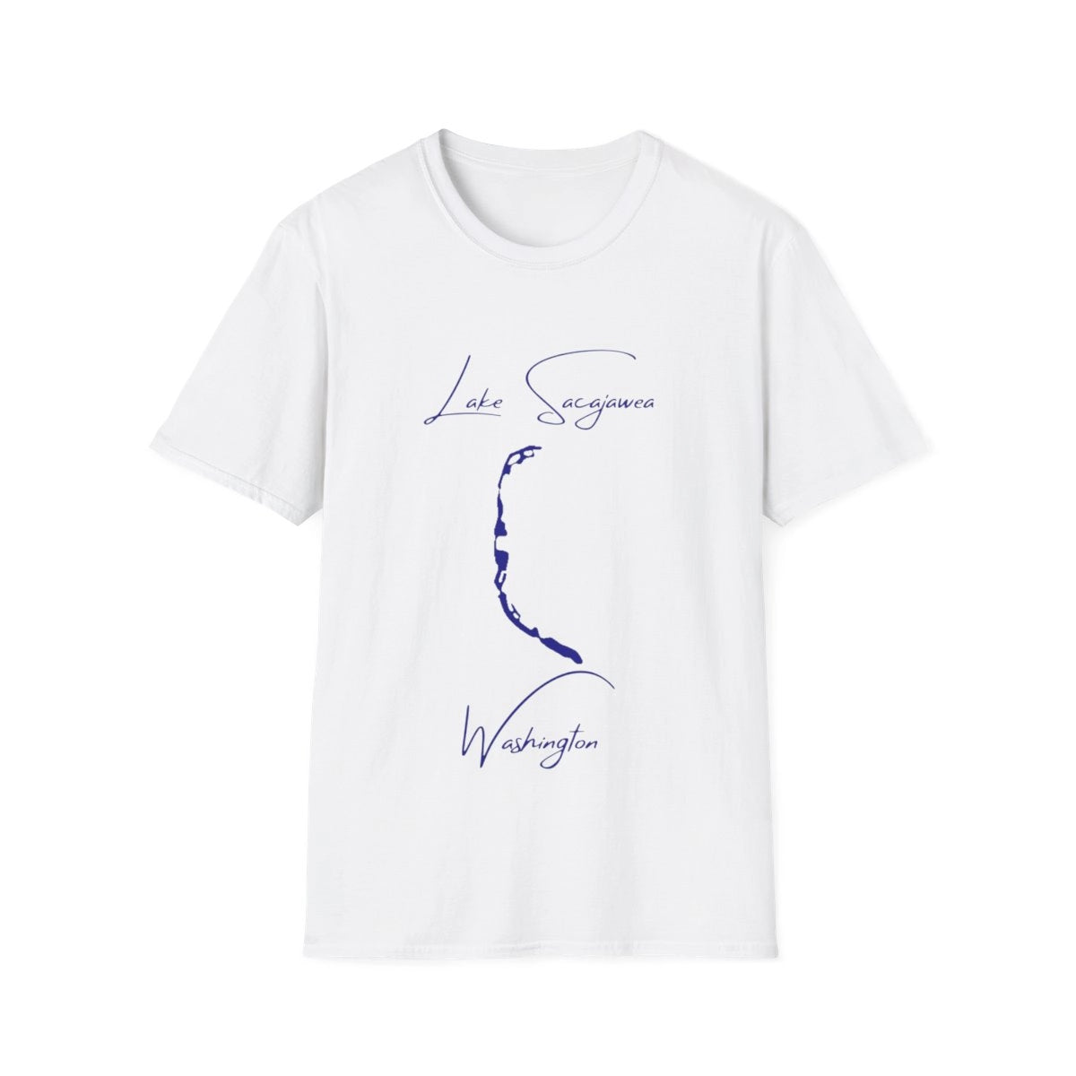 Washington  Lake  Sacajawea  T-shirt  front  position  view  from  front  white.webp