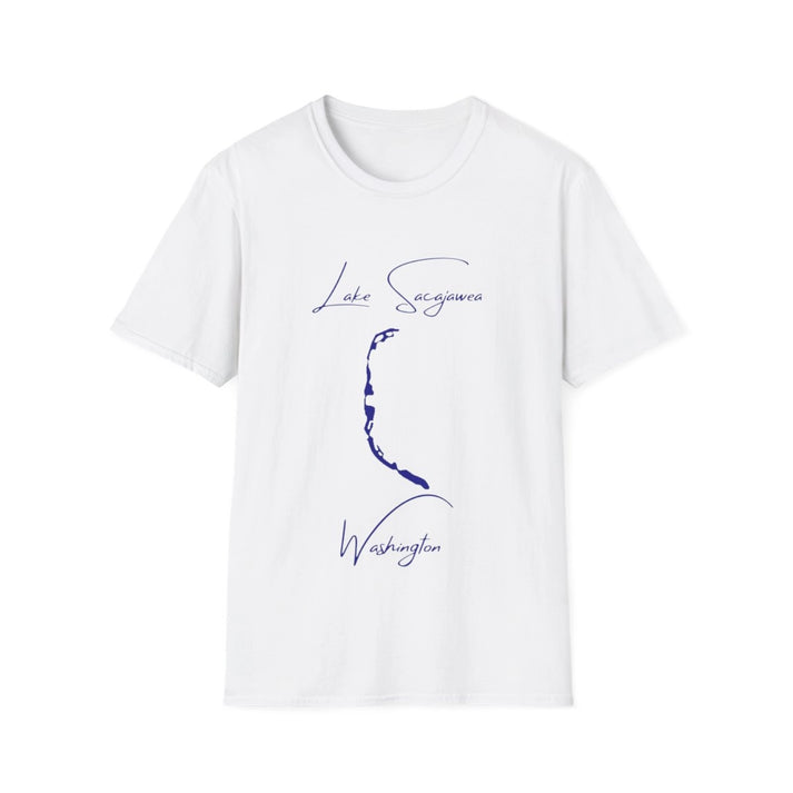Washington  Lake  Sacajawea  T-shirt  front  position  view  from  front  white.webp
