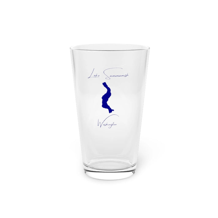 Washington  Lake  Sammamish  16oz  Pint  Glass  front  position  view  from  front  16oz.webp