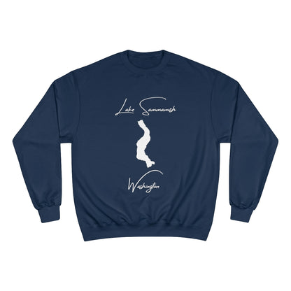 Washington  Lake  Sammamish  Sweatshirt  front  position  view  from  front  navy.webp