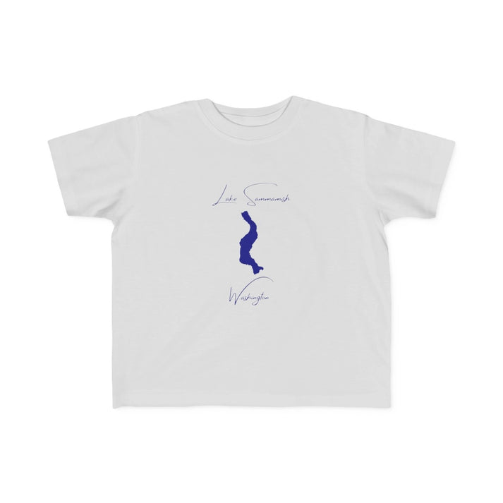 Washington  Lake  Sammamish  Toddler  T-shirt  front  position  view  from  front  silver.webp