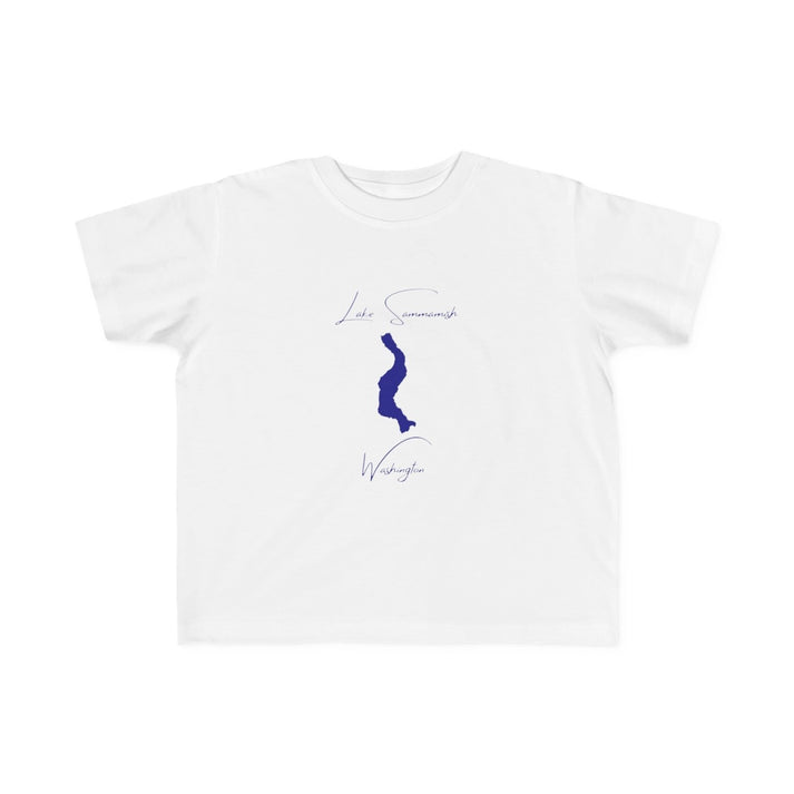 Washington  Lake  Sammamish  Toddler  T-shirt  front  position  view  from  front  white.webp
