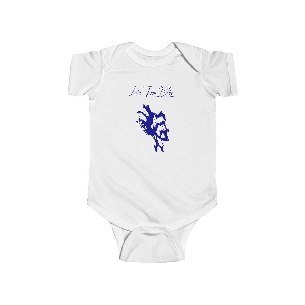 Washington  Lake  Tapps  Onesie  front  position  view  from  front  white.webp