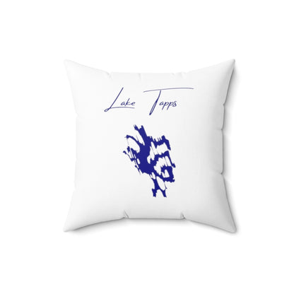 Washington  Lake  Tapps  Pillow  front  position  view  from  back  16  x  16.webp