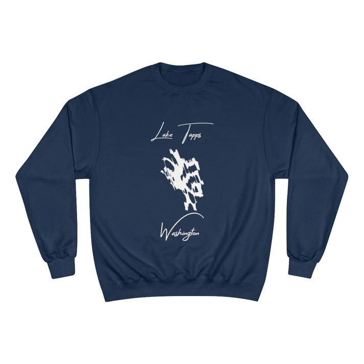 Washington  Lake  Tapps  Sweatshirt  front  position  view  from  front  navy.webp