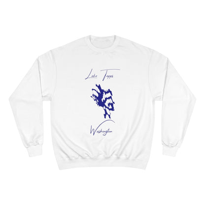 Washington  Lake  Tapps  Sweatshirt  front  position  view  from  front  white.webp