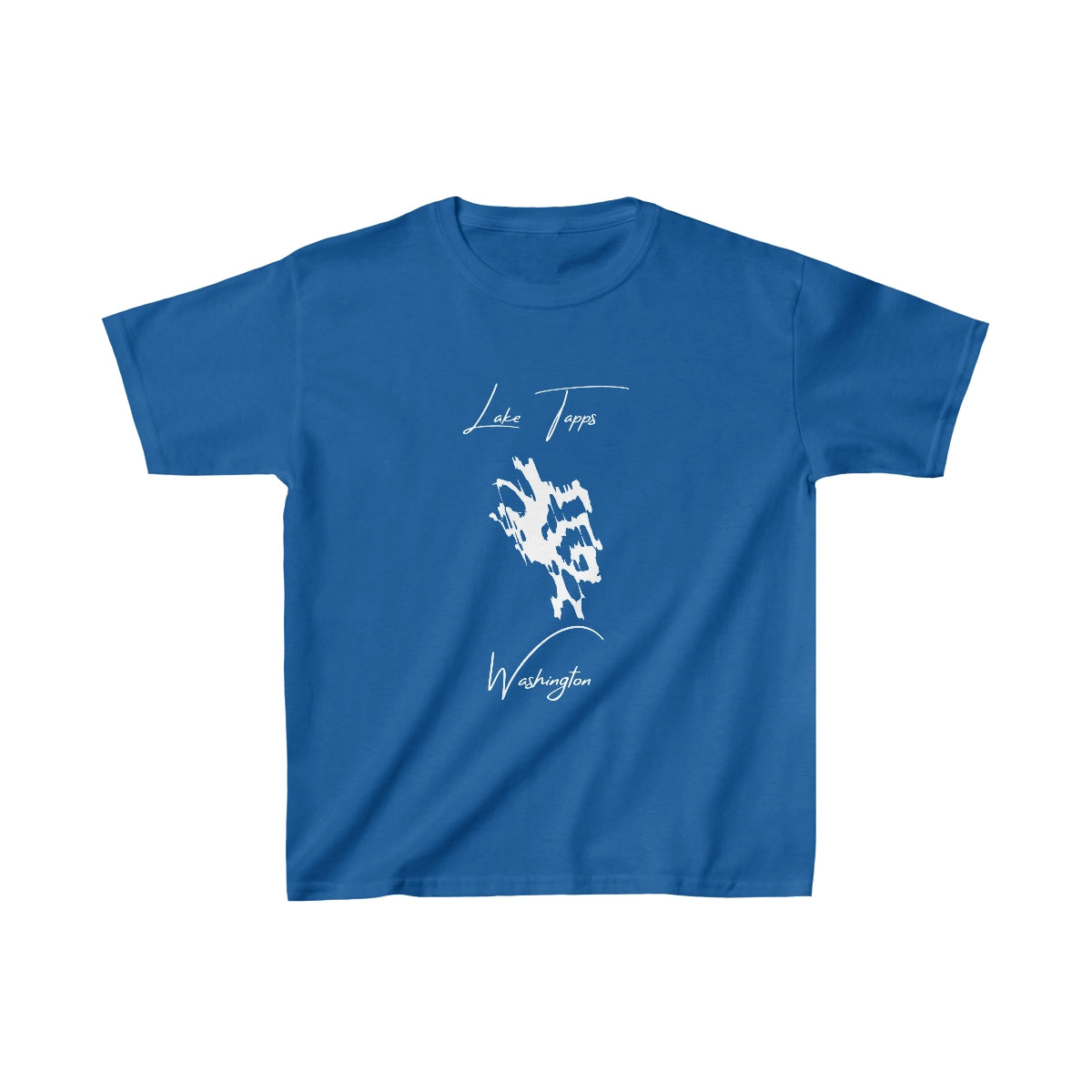 Washington  Lake  Tapps  Youth  T-shirt  front  position  view  from  front  royal.webp