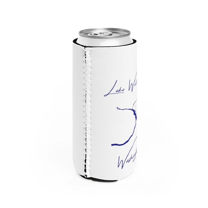Washington  Lake  Wallula  Slim  Can  Koozie  all  position  view  from  right  white.webp