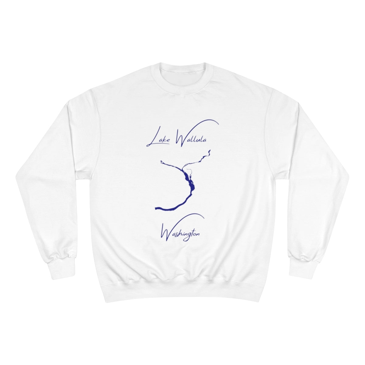 Washington  Lake  Wallula  Sweatshirt  front  position  view  from  front  white.webp