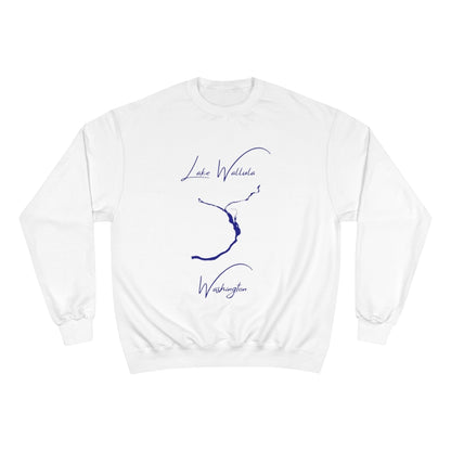 Washington  Lake  Wallula  Sweatshirt  front  position  view  from  front  white.webp
