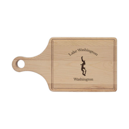 Washington  Lake  Washington  Engraved  Cutting  Board  front  position  view  from  front  maple.webp