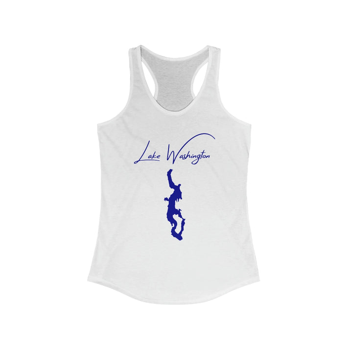 Washington  Lake  Washington  Racerback-Tank  front  position  view  from  front  solid  white.webp