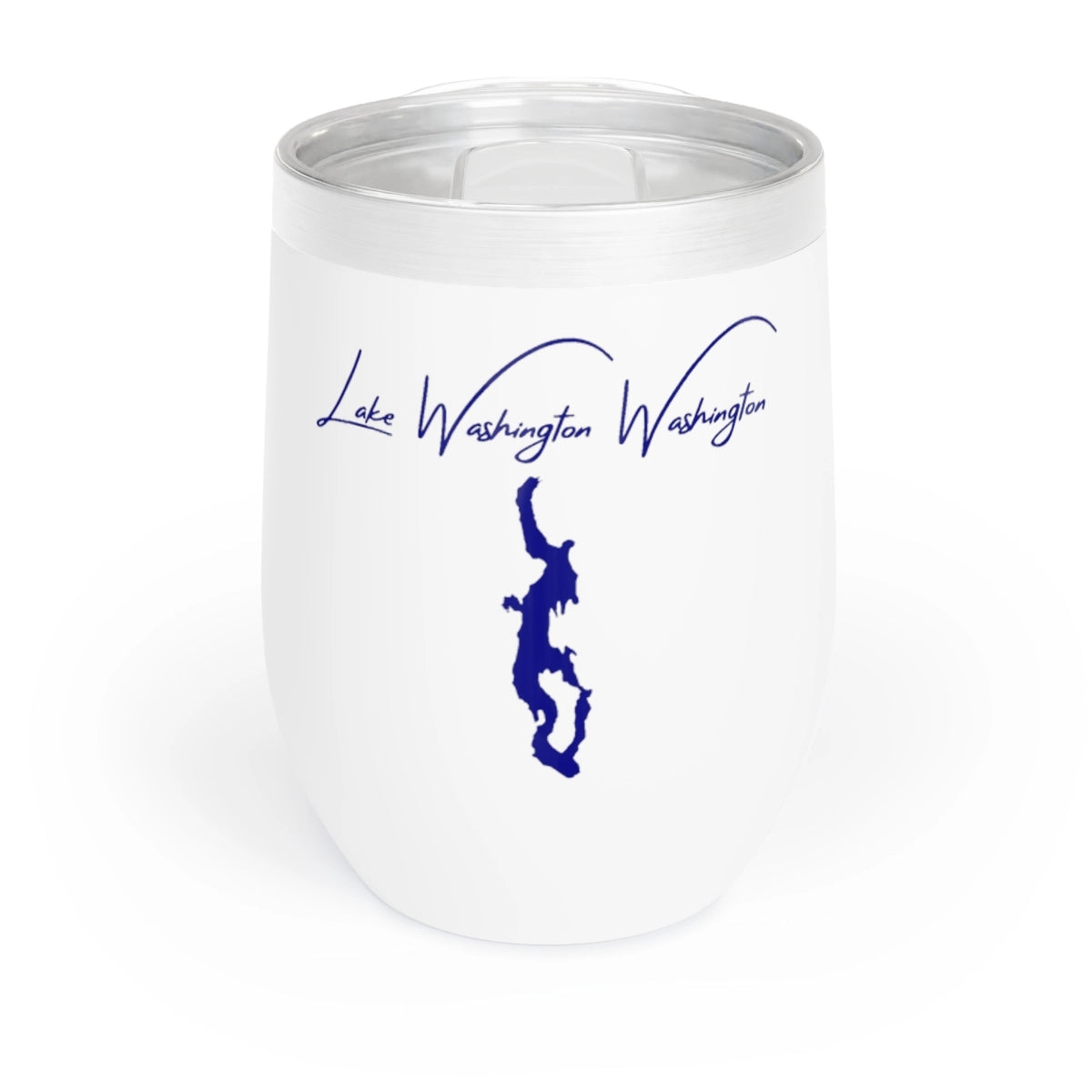 Washington  Lake  Washington  Wine  Tumbler  front  position  view  from  front  white.webp