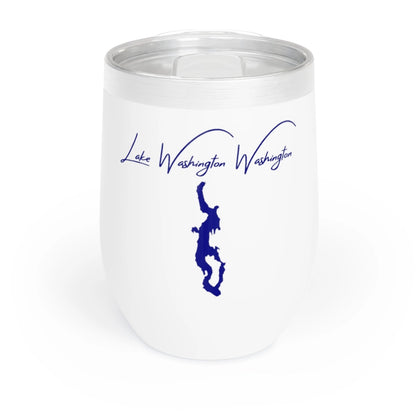 Washington  Lake  Washington  Wine  Tumbler  front  position  view  from  front  white.webp