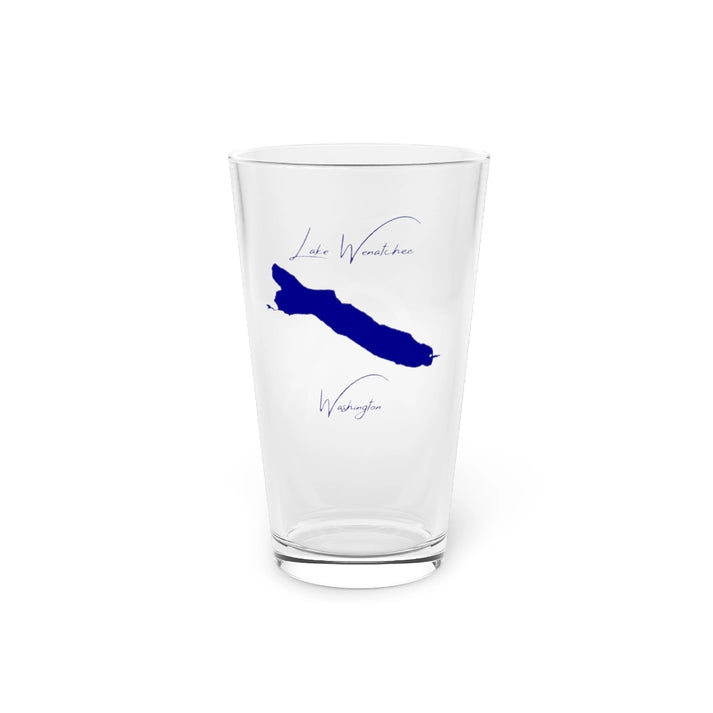 Washington  Lake  Wenatchee  16oz  Pint  Glass  front  position  view  from  front  16oz.webp